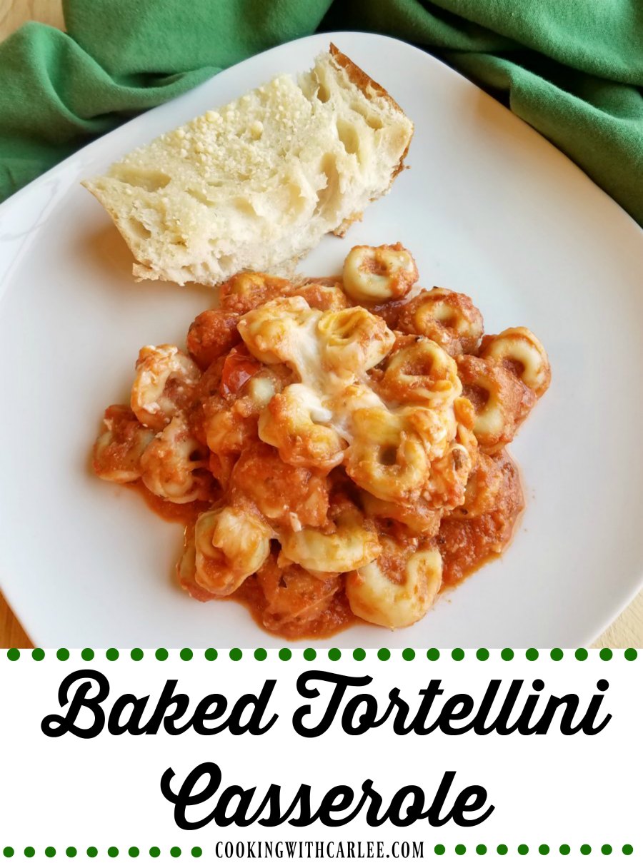 Comforting, cheesy, flavorful goodness! Cori’s baked totellini casserole is sure to be a favorite dinner at your house as well. It’s perfect for meatless Monday or Lent, but of course you can add meat if you’d like!