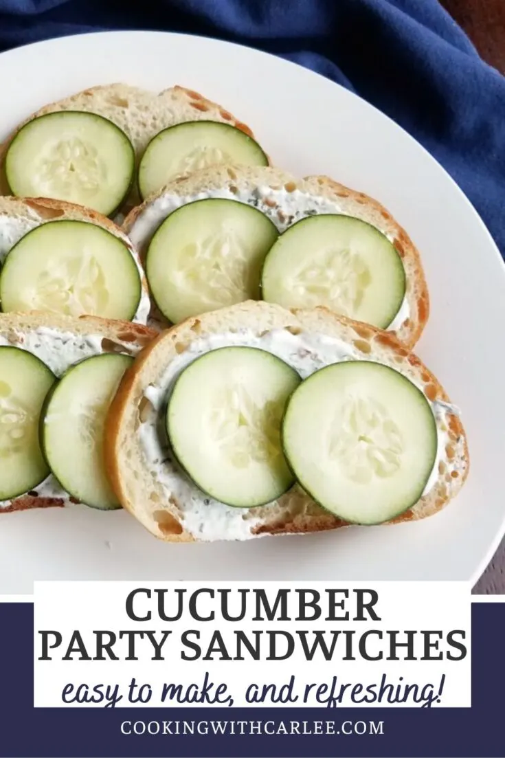 cucumber party sandwiches