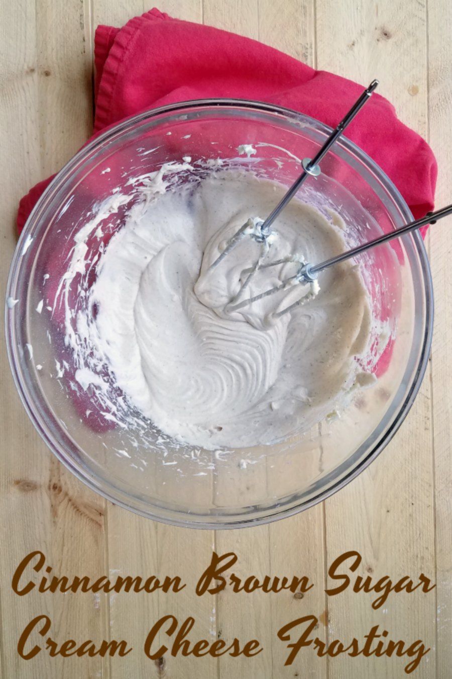 Cream cheese frosting is always a hit in my book, but spike it with brown sugar and cinnamon and it really is a taste of heaven.