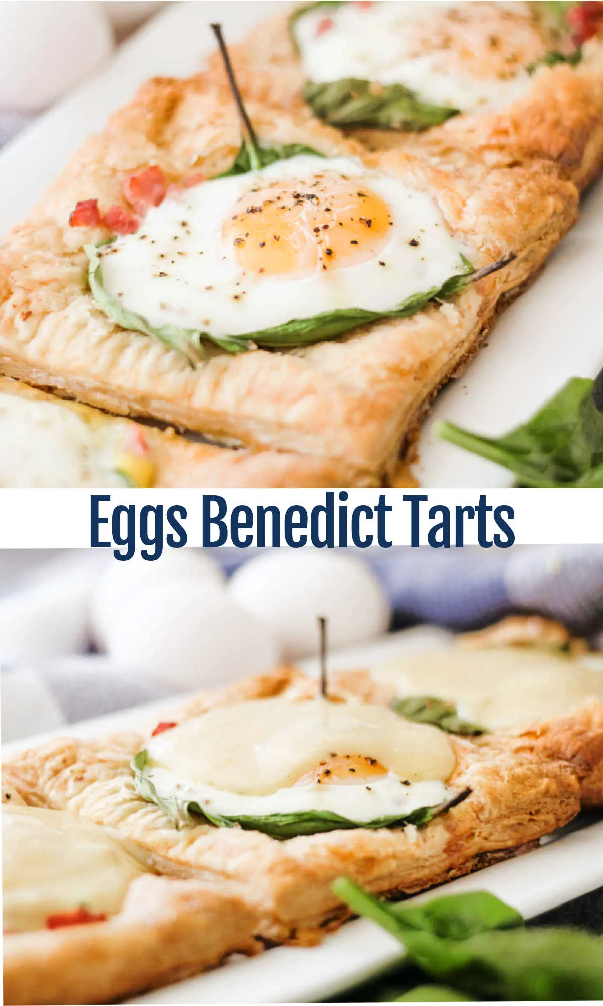 Make an eggs Benedict style breakfast even easier but maintain that bit of elevation with these puff pastry tarts. It is all done in the oven and the optional drizzle of Hollandaise makes it irresistible.