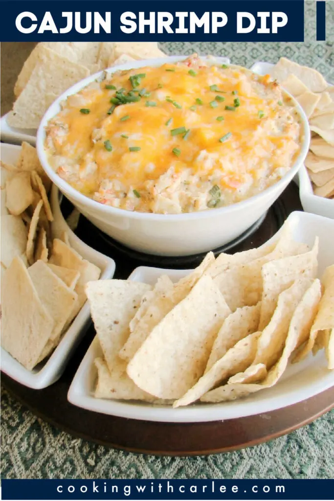 Just the right amount of spice, plenty of shrimp and gooey melty cheese make this so hard to stop eating once you get started. Make some for your next party and you won’t be disappointed! It’s a great game day appetizer too!