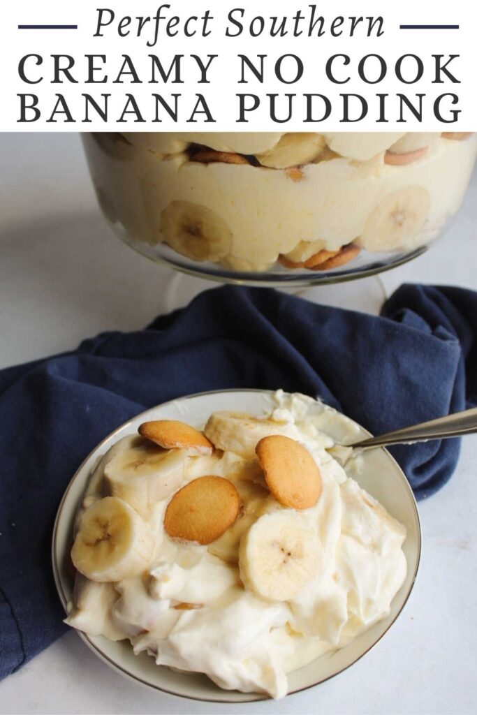This classic southern style banana pudding dessert has layers of creamy vanilla pudding, fresh bananas, and vanilla wafers. The creamy pudding mixture has condensed milk stirred in, so you know it is rich and delicious.