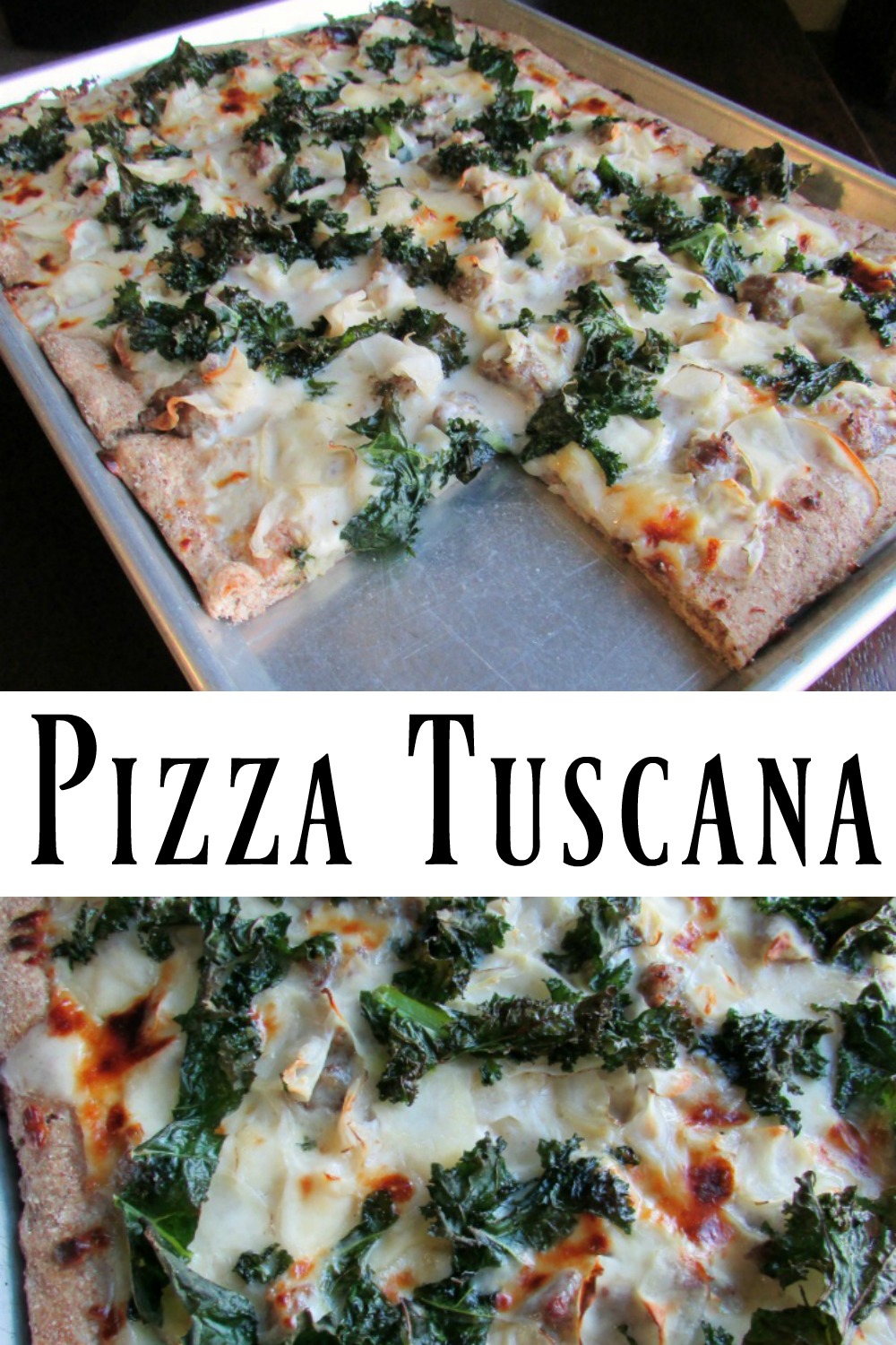 Take those classic flavors of zuppa toscana and turn them into a pizza! The creamy pizza is studded with sausage, potato and kale for a one of a kind experience. 