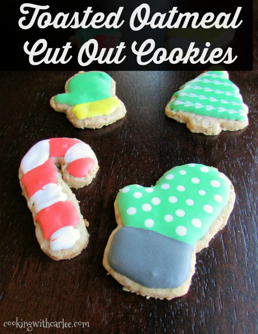 If you want some fun roll and cut cookies that are different than anything you’ve ever had, these toasted oatmeal cutout cookies are the thing for you! They make for cute and tasty Christmas cookies!