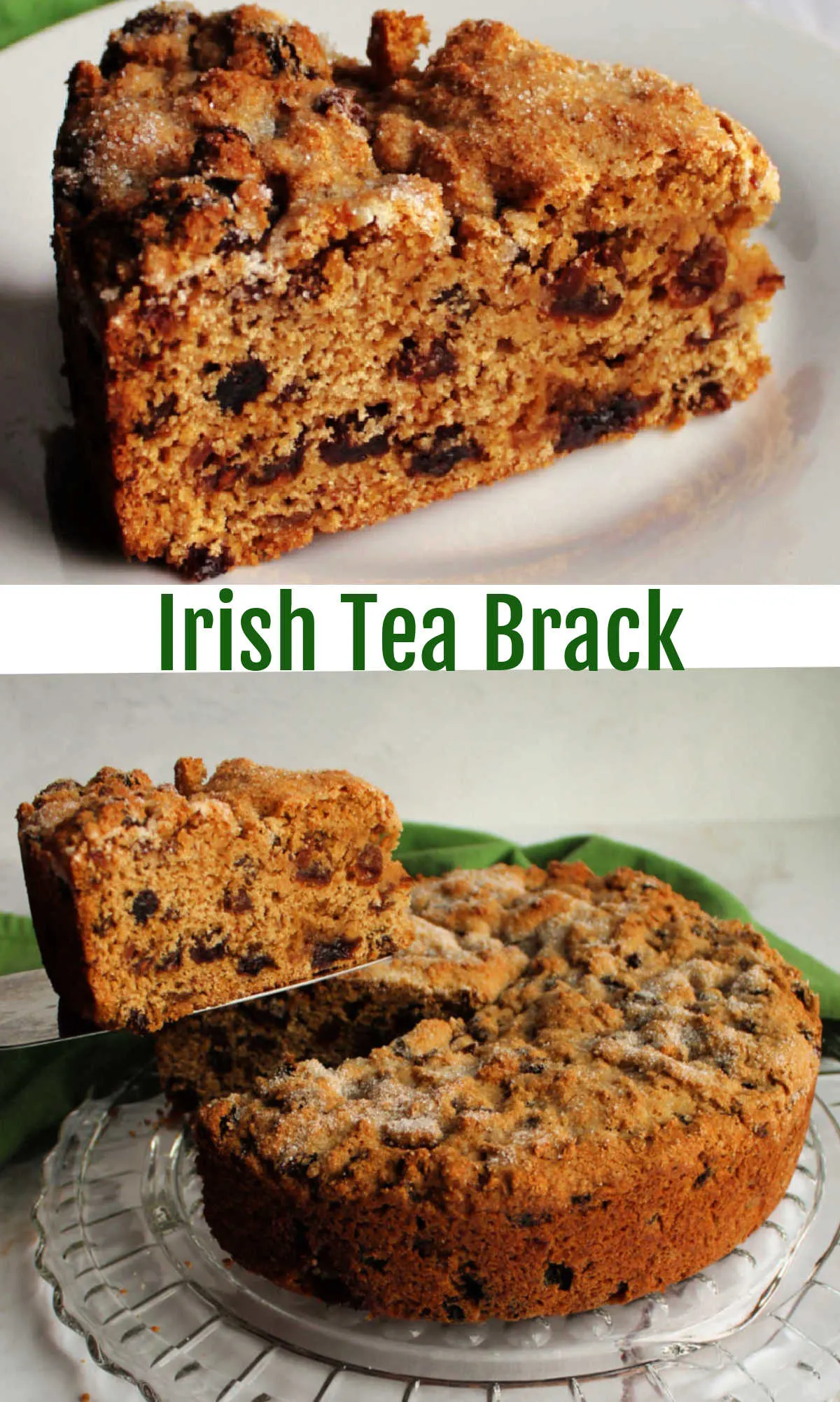 Tea soaked fruits are baked up in a whole wheat quick bread for a delicious breakfast or tea time treat. Irish tea brack is perfect for St Patrick’s Day or any day!