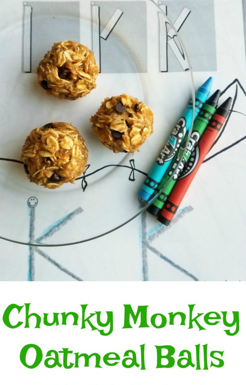 These delicious little balls are full of peanut butter, oatmeal, banana and honey! They are the perfect snack for kids and grown ups alike.  Plus they are are a great new way to use some of those ripe bananas!