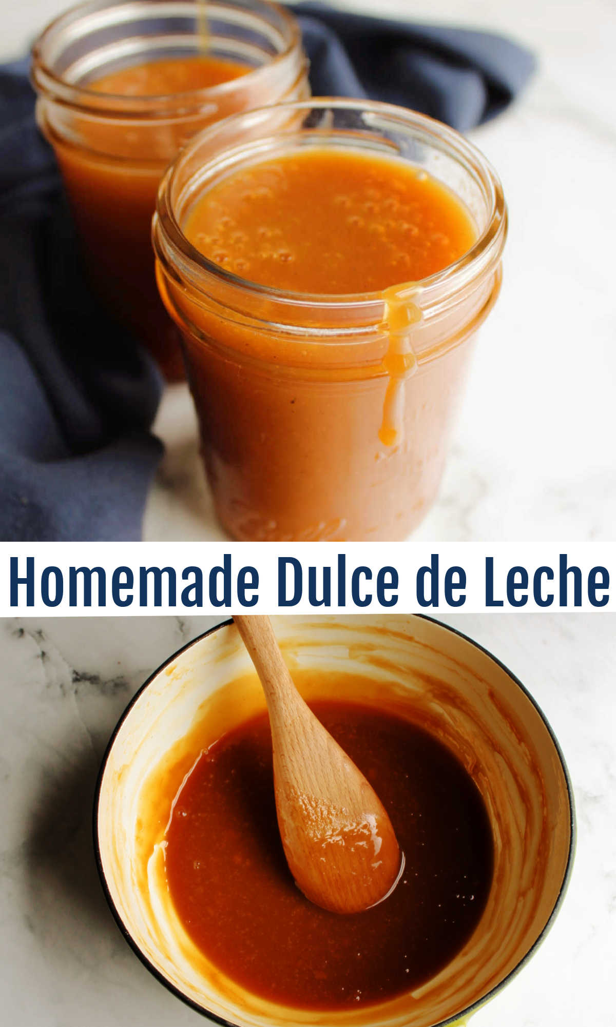 The creamy, sweet, gooey goodness that is dulce de leche isn’t that hard to make. With a little patience and 4 ingredients you can make this caramelized milk sauce.