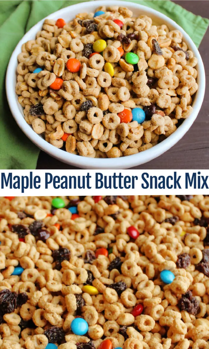 maple peanut butter snack mix 1