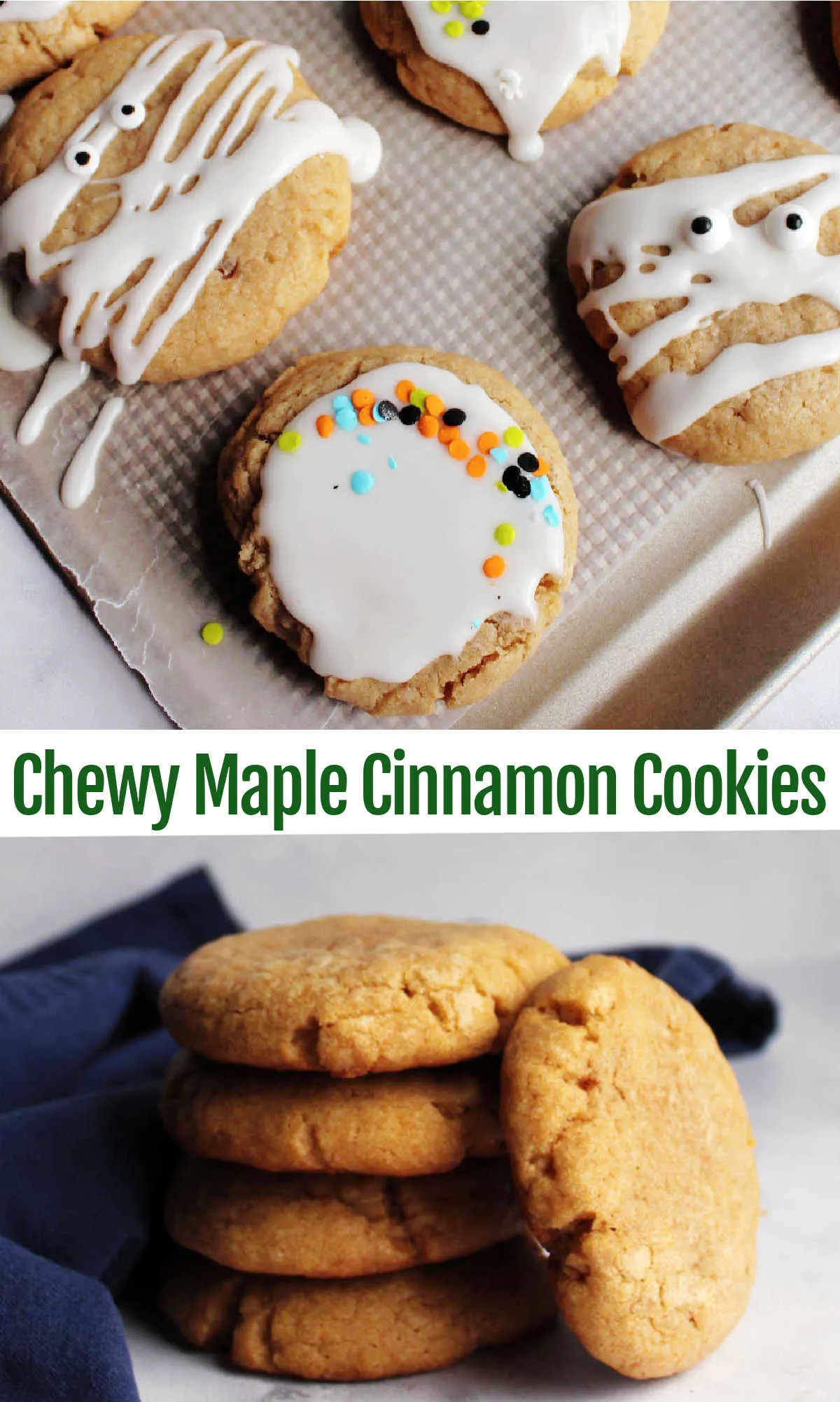 These cookies are kissed with the warmth of maple and brown sugar and a hint of cinnamon. They are big and chewy and oh so good!