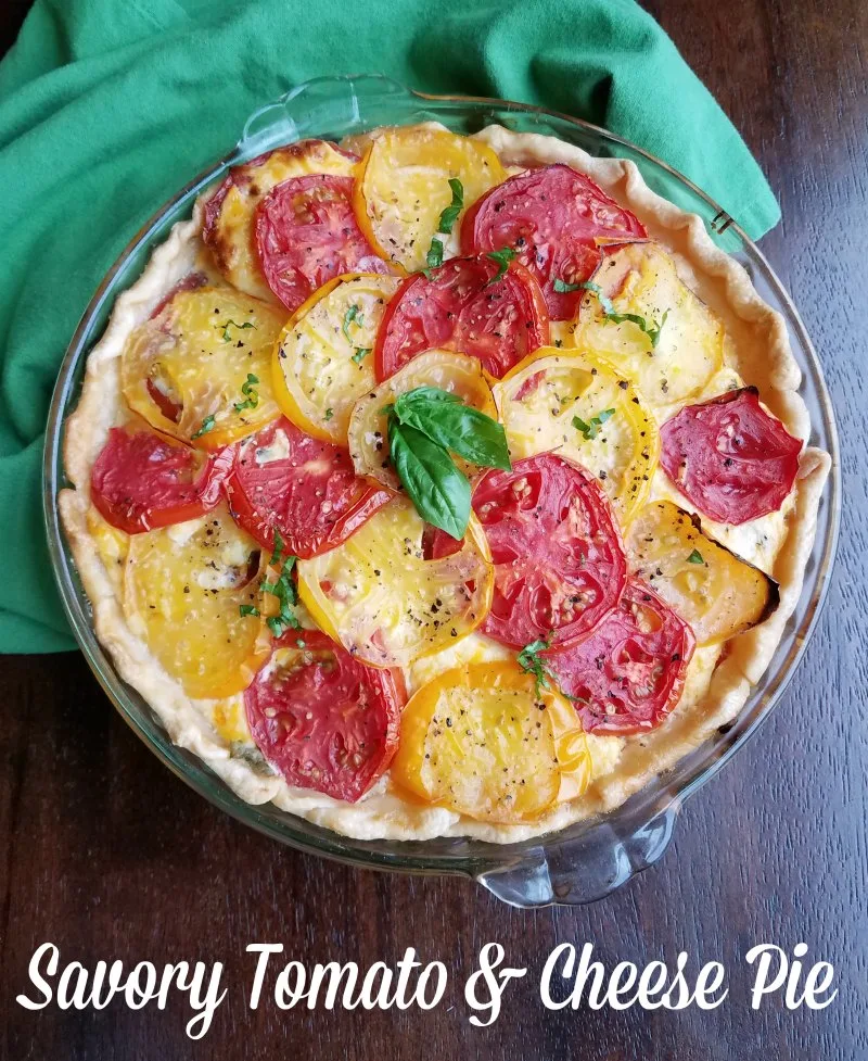 Like a tomato sandwich with mayo and cheese, but in pie form. This savory tomato pie is a must make summer recipe.
