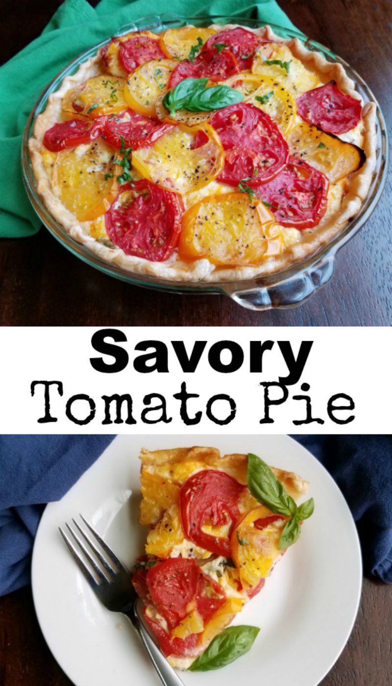 Like a tomato sandwich with mayo and cheese, but in pie form! This savory tomato pie is a must make summer recipe!