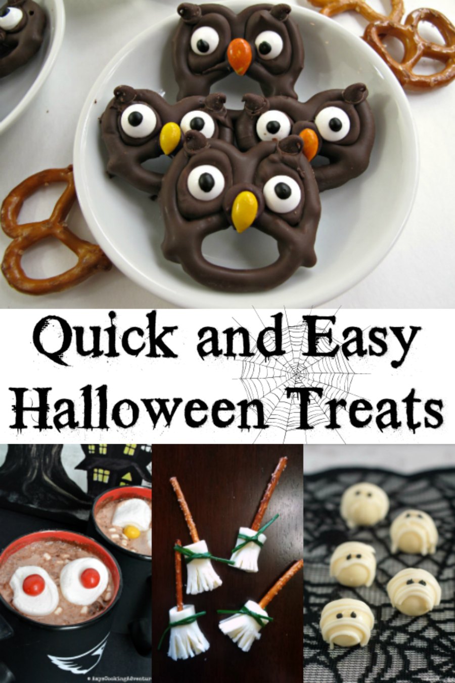 Super simple and super cute ideas to make Halloween a little spooooookier without taking much time. These quick and easy ideas and recipes are perfect for when you are in a hurry!