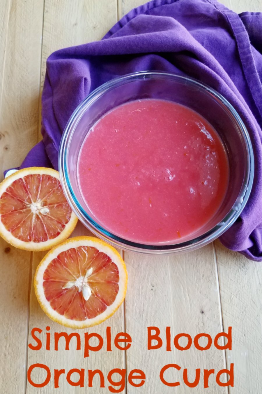This fun and citrusy blood orange curd is the perfect sweet spread for so many things. It is super simple to make too!