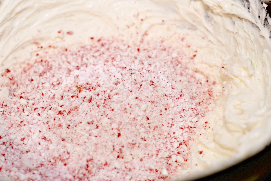 candy cane cheesecake filling.