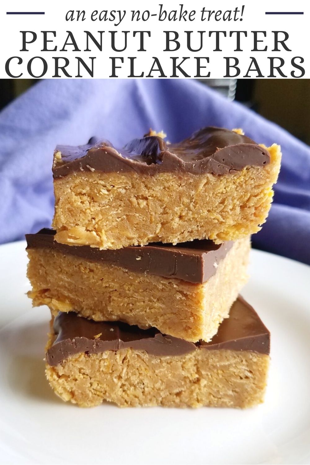 If a quick and easy no-bake chocolate peanut butter treat is what you need, these cornflake bars are just the thing. They are the perfect mix of crunchy, chewy and delicious.