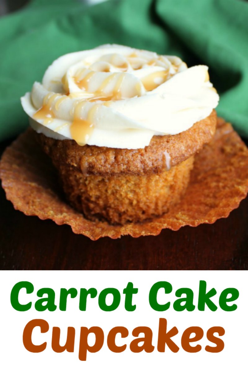 All of the delicious flavors of carrot cake in cupcake form! These beauties are the perfect dessert for Easter, Thanksgiving and every day in between!
