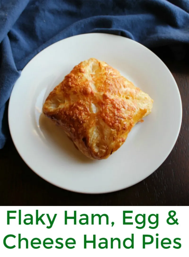 Hand pies stuffed with ham, eggs and cheese are a fun and easy breakfast or brunch main course. They come together quickly and the filling can be easily changed to match your tastes.