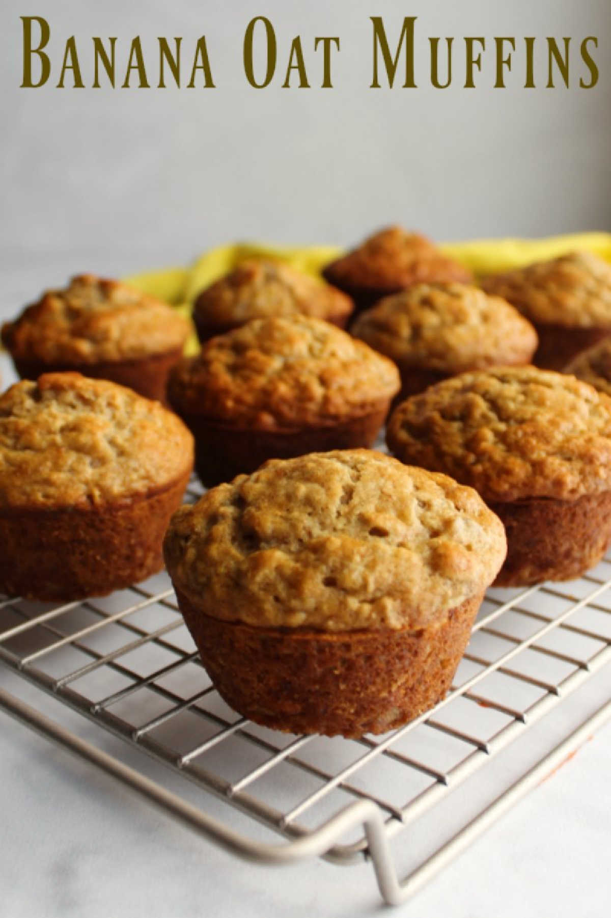 Whether you are looking for a grab and go breakfast or something for a leisurely weekend brunch, these banana oat muffins are perfect!