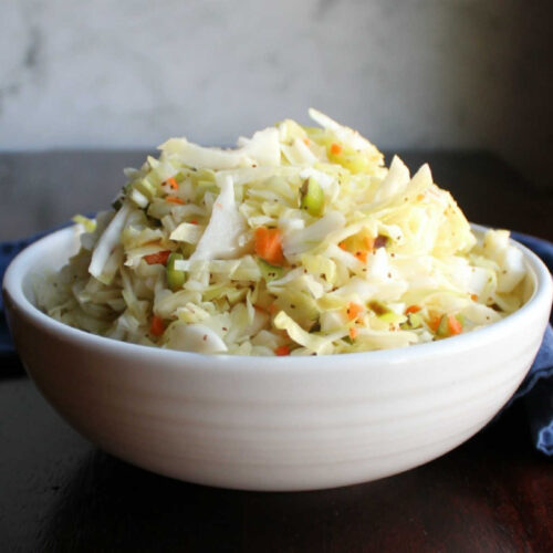 Old-Fashioned Coleslaw With Vinegar Dressing