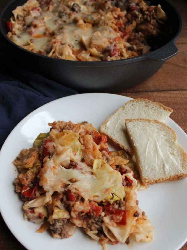 Cabbage Roll Skillet With Rice