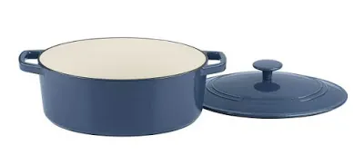 blue oval dutch oven