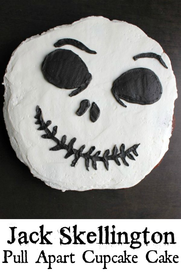Turn the main character of The Nightmare Before Christmas, Jack Skellington, into a fun pull-apart cupcake cake. It's perfect for Halloween, birthdays or even a humorous Christmas dessert.