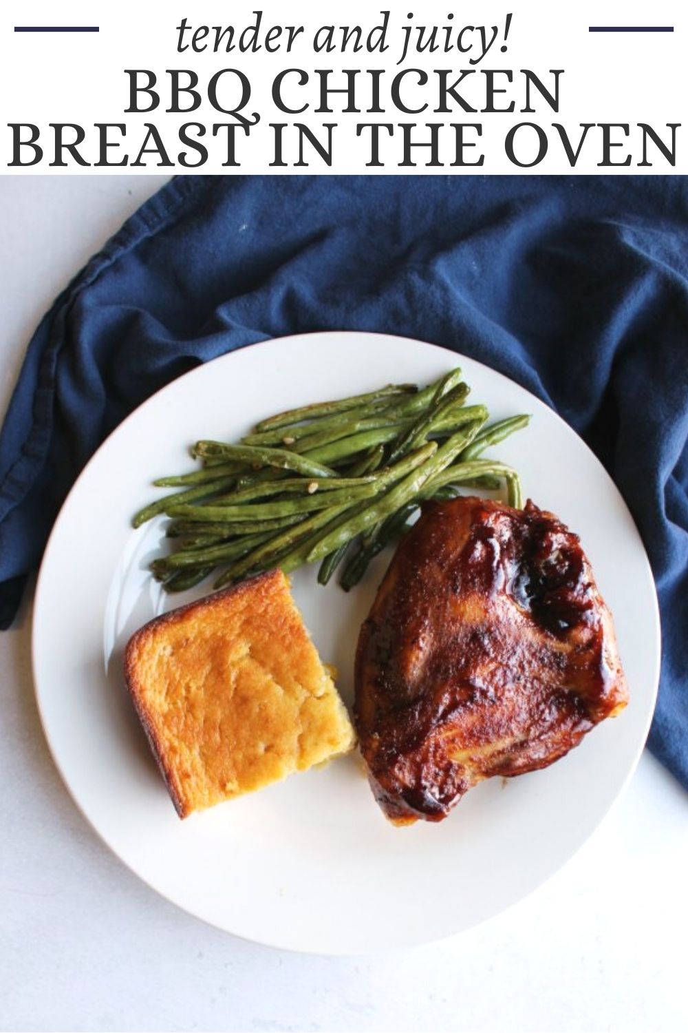 Sometimes you get a hankering for BBQ chicken but standing over the grill isn’t possible. That’s when you break out this recipe for baked BBQ chicken, it is the best way to do it indoors!