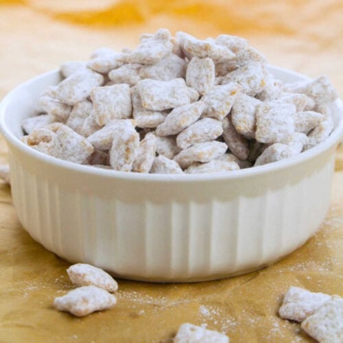 View of Caramel Puppy Chow - Cooking With Carlee