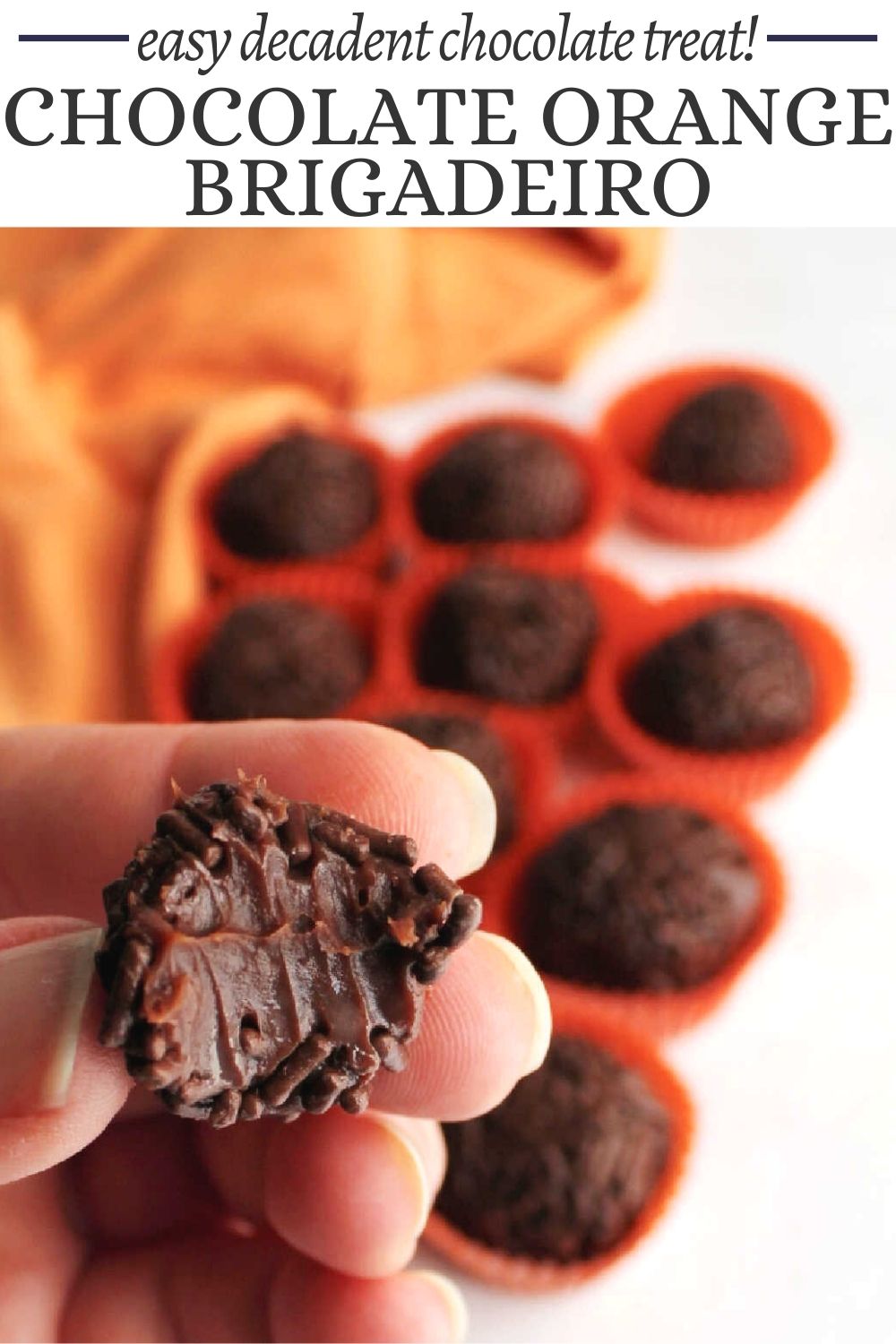 Brigadeiros are a delicious chocolate candy from Brazil.  They are easy to make and require just a few pantry staples as ingredients.  Add a hint of orange to make them an extra special treat!