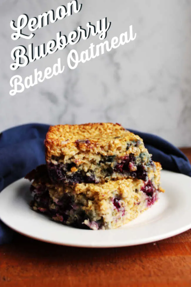 This baked oatmeal is so fresh and delicious! It is sweetened with honey that mixes so wonderfully with lemon juice and blueberries. It is a perfect spring breakfast. You'll find it is good enough for guests or perfect to make on the weekend for easy heat and eat breakfasts throughout the week.