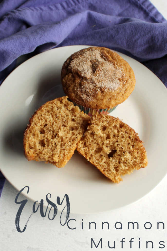 Cinnamon and brown sugar combine in these tasty and easy muffins. They are a perfect way to start your day!