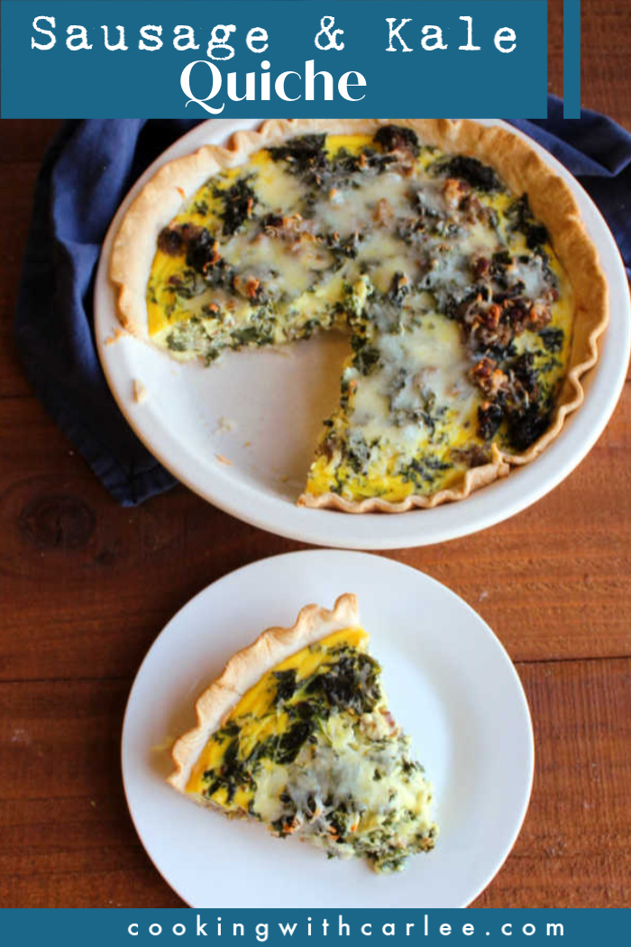 Whipping up a sausage and kale quiche is easy to do, plus it tastes amazing. In fact, make 2 and save 1 for later. I'll tell you how!