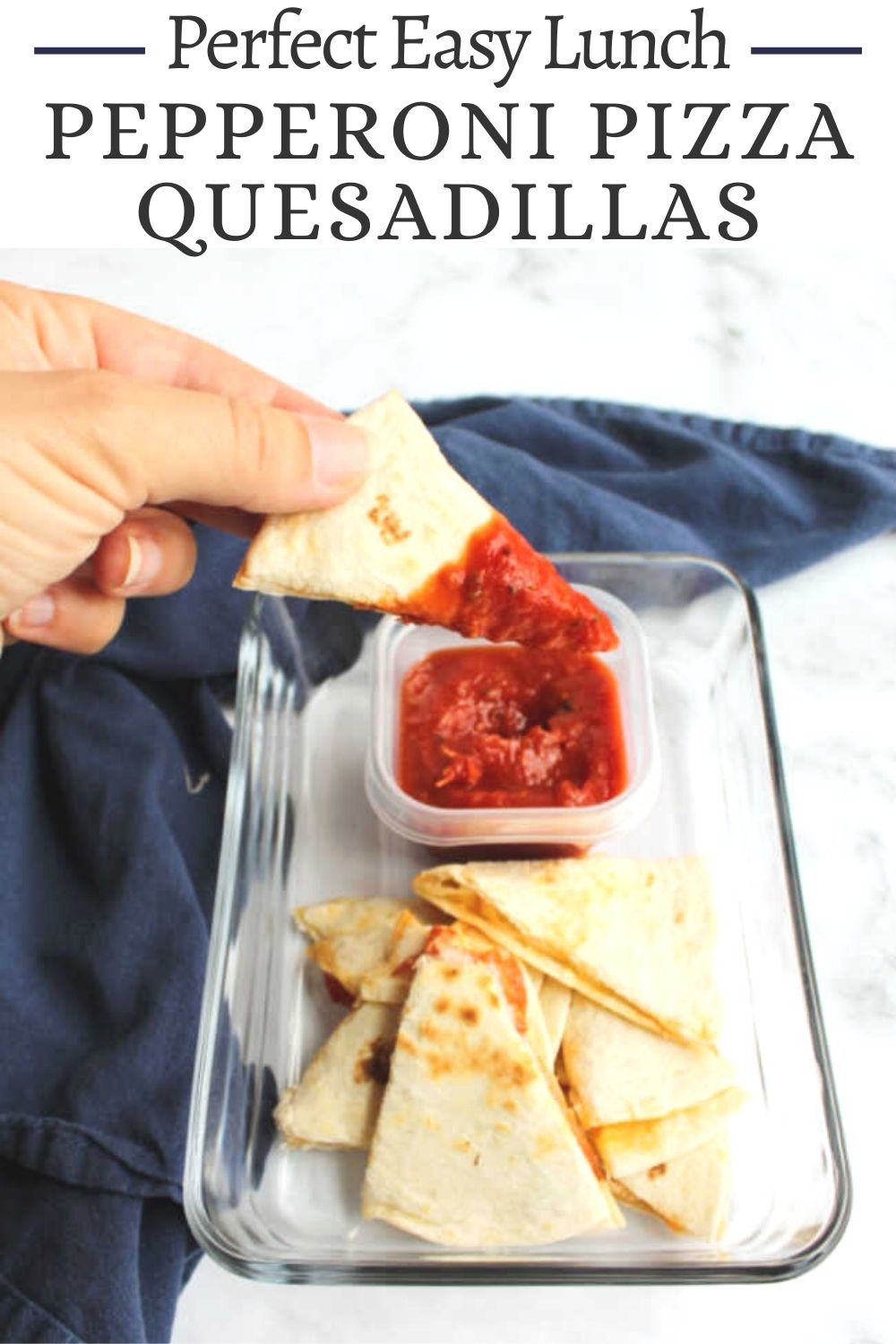Lunch just got better with these quick and easy pizza quesadillas. They are perfect for lunchboxes, after school snacks and more!