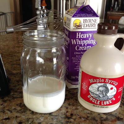 maple whipped cream ingredients