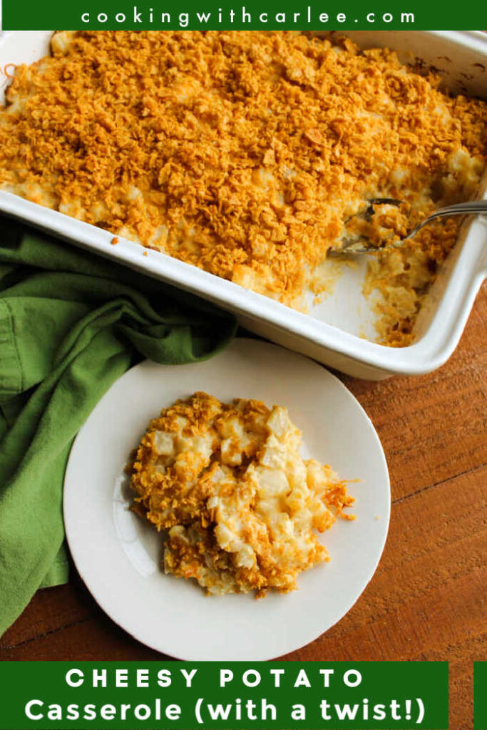 If you love a good creamy cheesy potato casserole, you have to try this recipe’s twist. It’s likely to be the best funeral potatoes you’ve ever had! 
