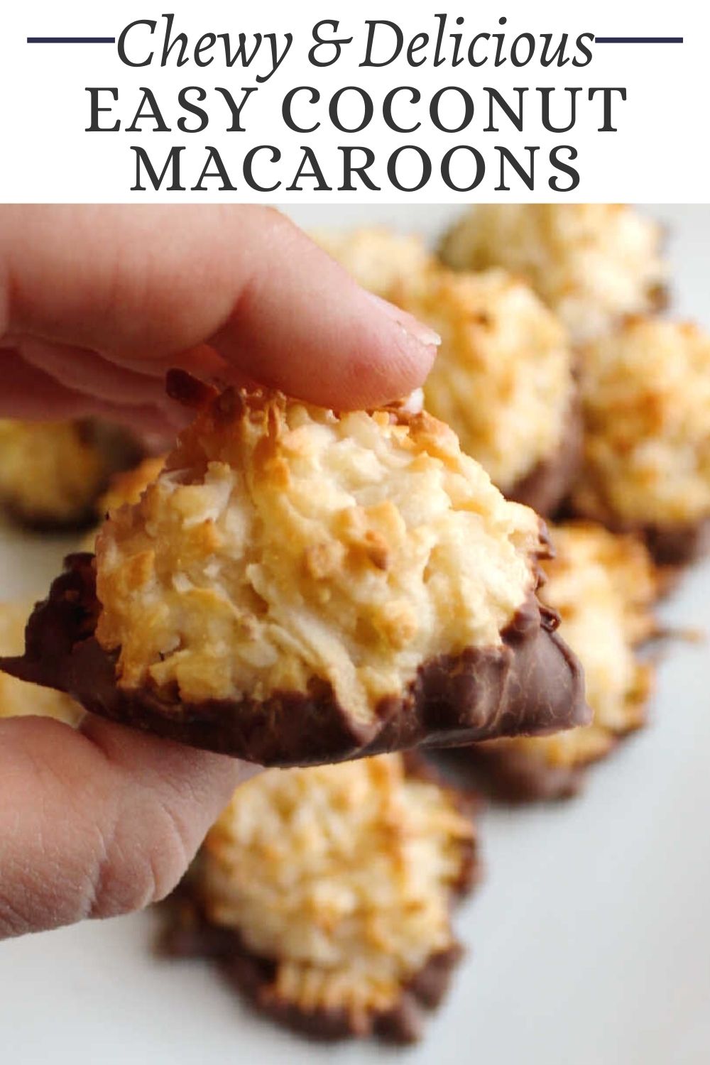 These easy coconut macaroon cookies are a perfect way to quench your coconut cravings. This simple recipe makes a chewy cookie with delicious flavor. Bake them up as a quick addition to your holiday cookies or make them for an easy just because treat.
