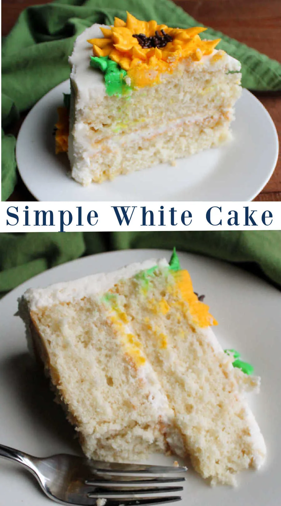 This recipe makes whipping up a tender white cake from scratch super easy.  It is perfect for birthdays and celebrations! 