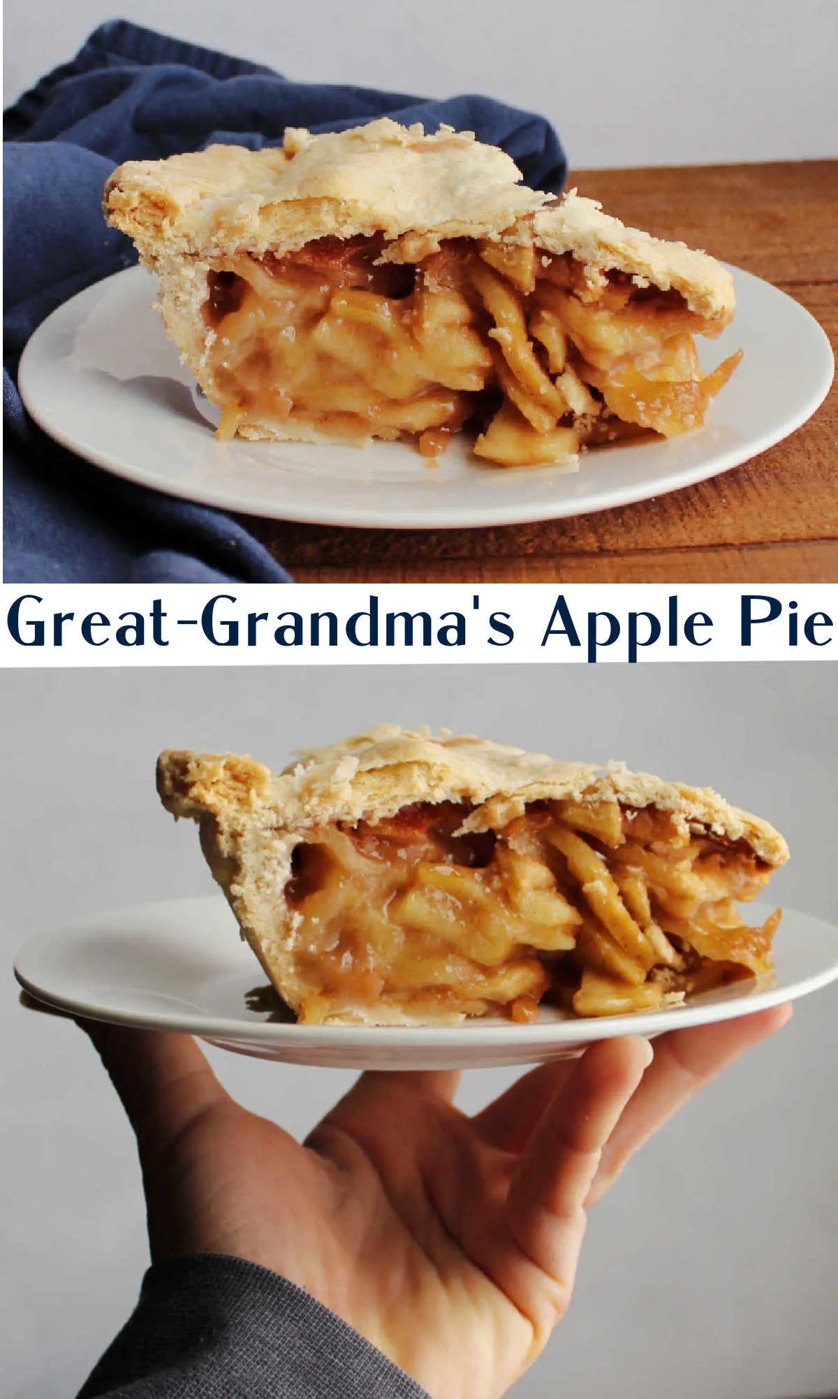 It is hard to beat a good apple pie. There is something so simple but so good about a great pie. That apple cinnamon filling is a classic for good reason. Now you can bake right from my great-grandmother's recipe to make the best possible pie.