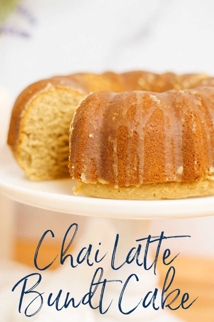 Whip up a homemade chai latte bundt cake for your next soiree. It has all of those spices you love in a buttery cake for a perfect grown up treat.
