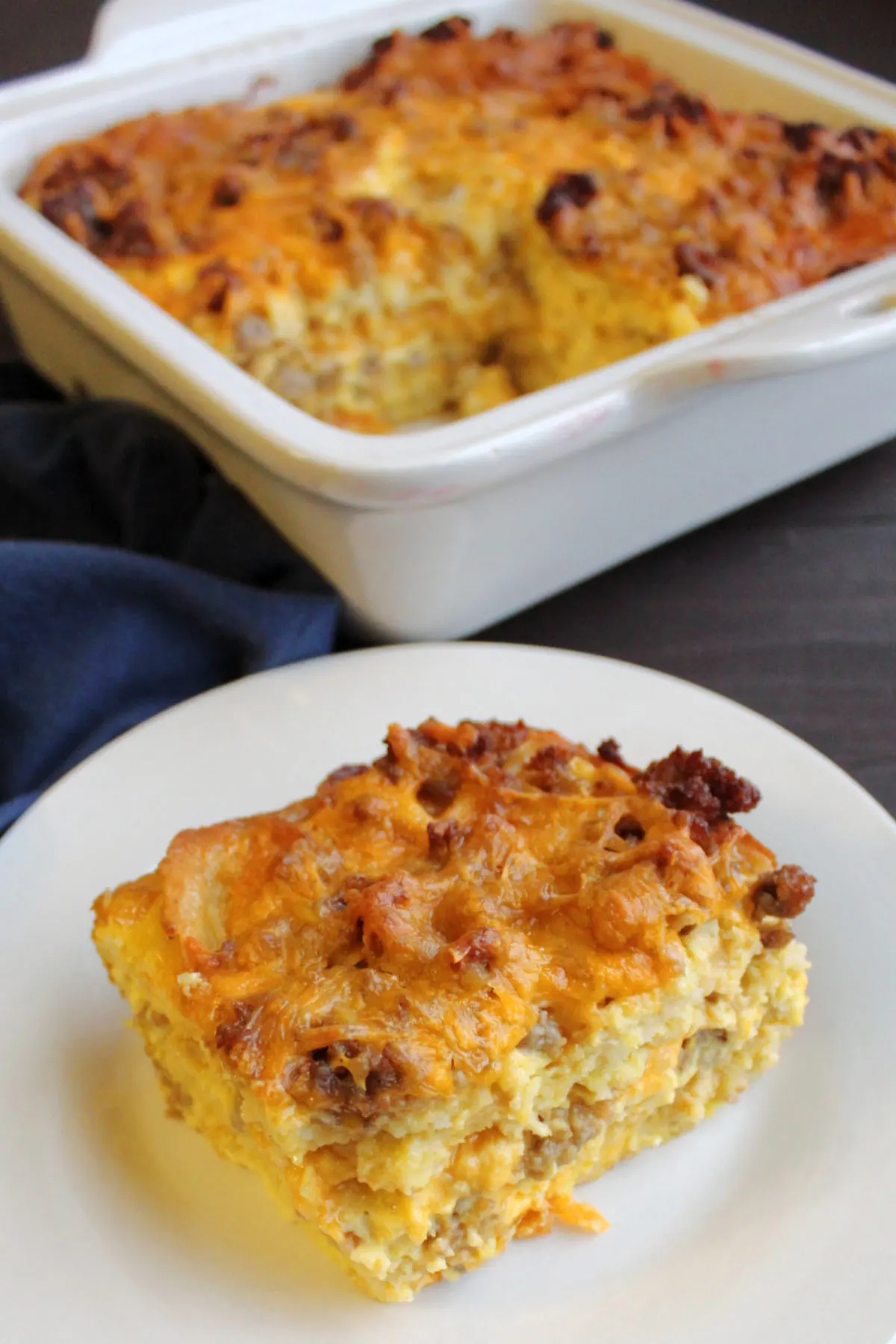 Sausage & Waffle Breakfast Casserole by Cooking with Carlee - WEEKEND POTLUCK 470