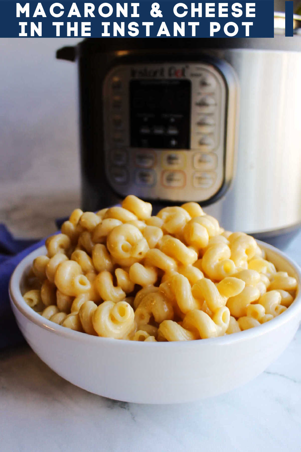Making super cheesy mac and cheese in the instant pot is so quick and simple. This recipe only requires a few simple ingredients and almost no effort.