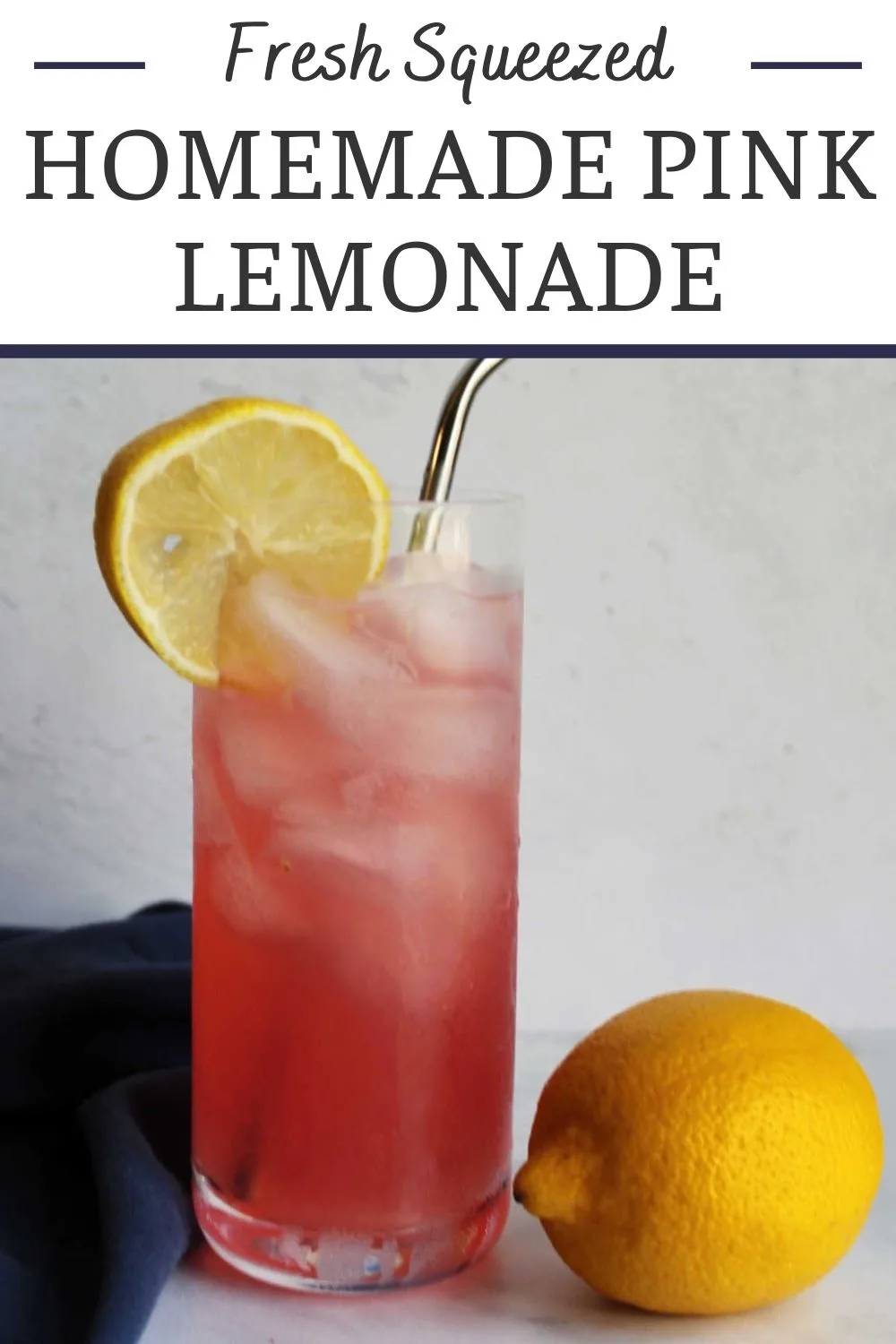 Homemade pink lemonade is the epitome of refreshing summer beverages. It has the perfect combination of sweet and tart and only takes a few ingredients to make.