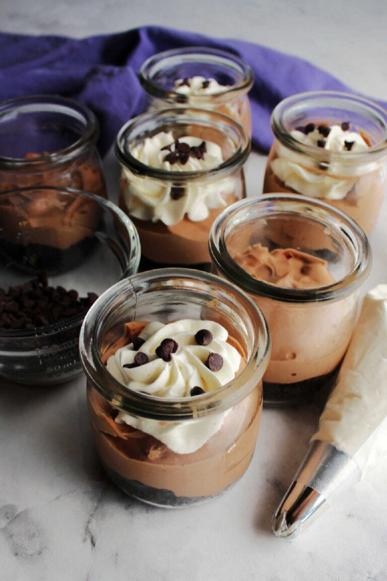 No Bake Chocolate Cheesecake Jars Cooking With Carlee