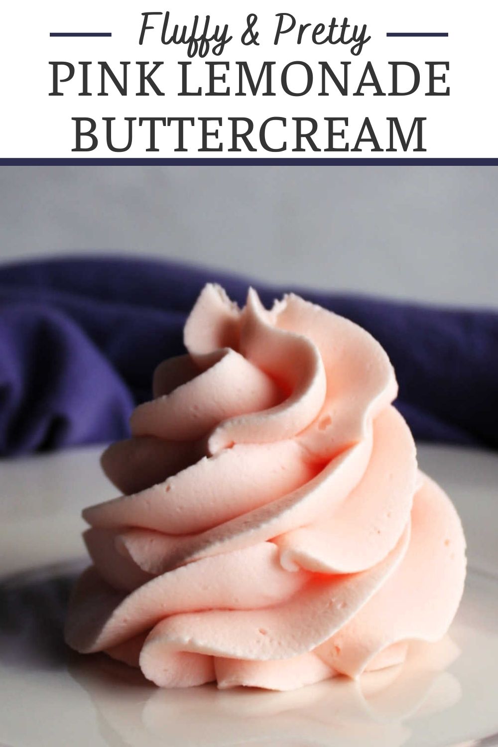 Pink lemonade buttercream is pretty with its light pink hue and tangy lemon flavor. This frosting is quick to make, fun to use and super versatile.