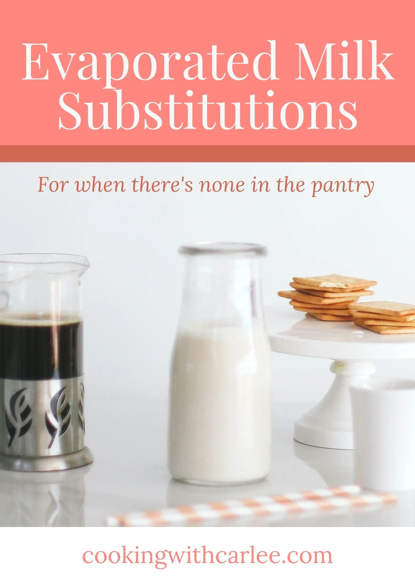 Have you ever picked a recipe that called for evaporated milk but you didn't have any in the pantry? Don't despair! Here are some great substitutions for evaporated milk. 