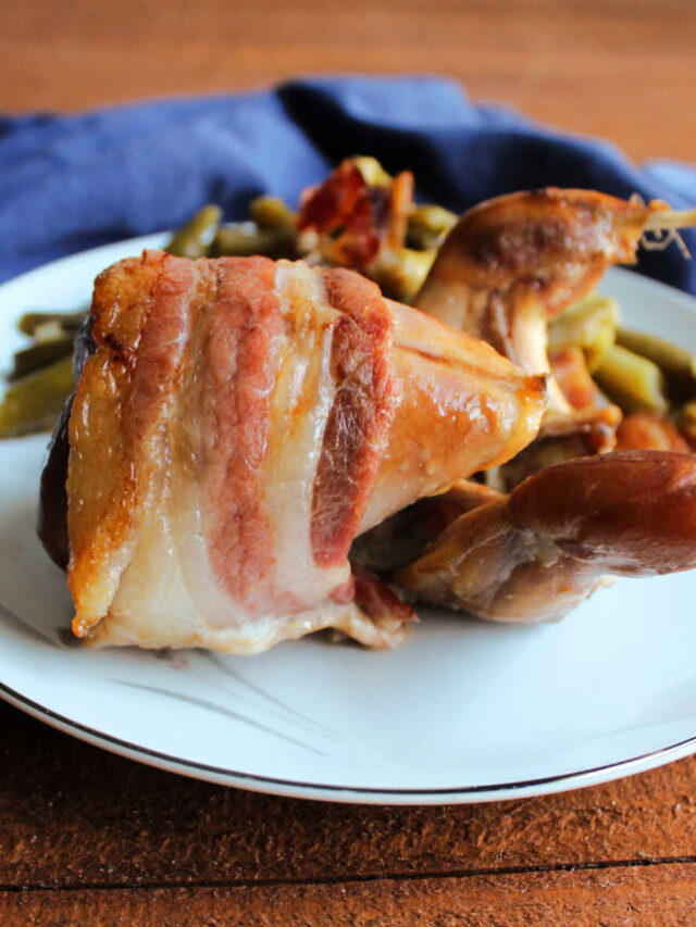 Roasted Bacon Wrapped Quail Story