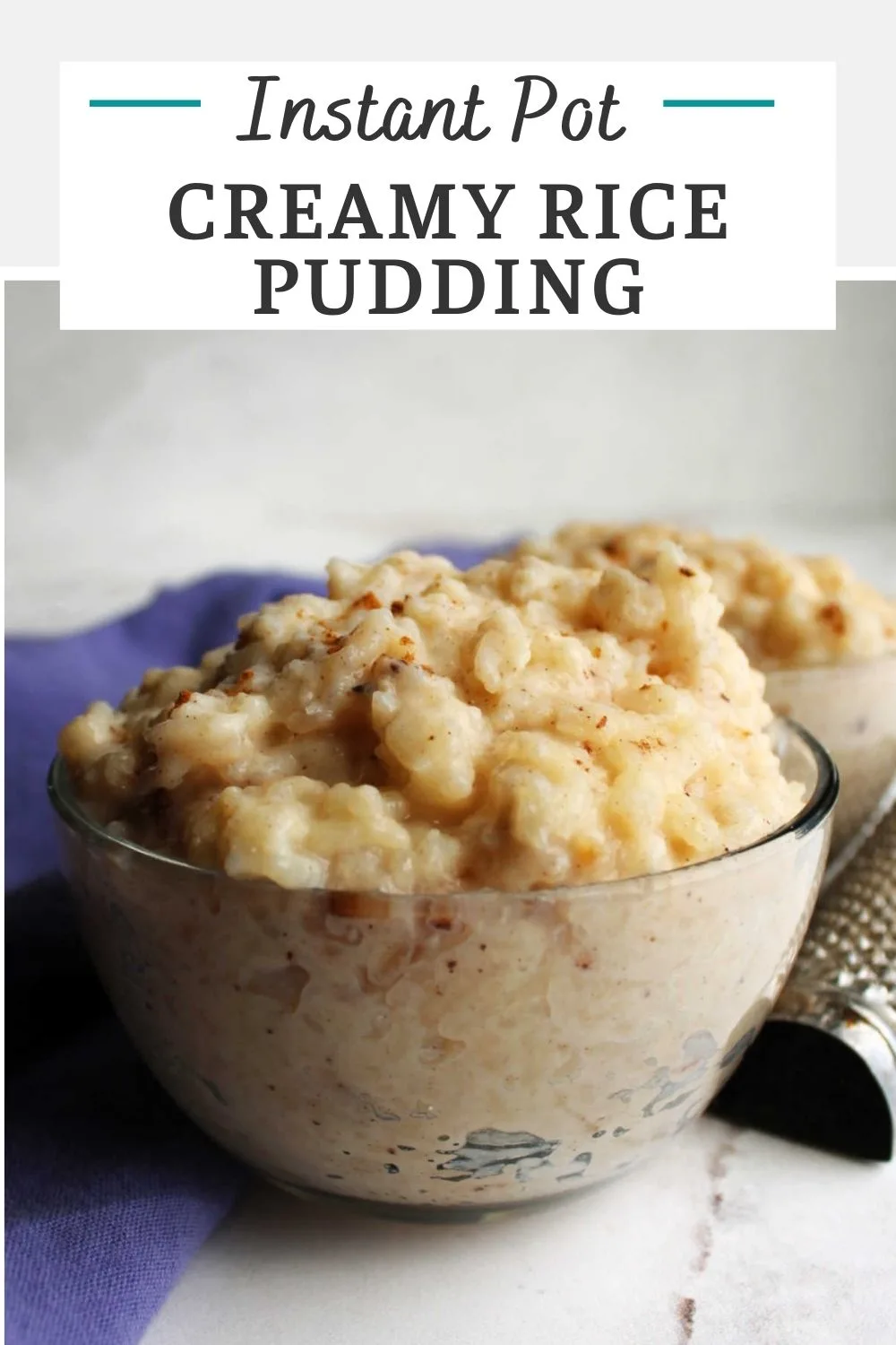 Make creamy rice pudding in the instant pot for a comforting sweet treat. This updated twist on the classic rice pudding is quick and easy to make but still has that old timey delicious dessert flavor.