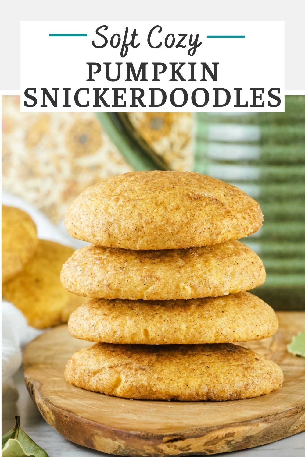 Take the classic cookie to the next level with pumpkin and pumpkin pie spice. These soft pumpkin snickerdoodle cookies are a perfect excuse to make a Christmas classic in the fall too!