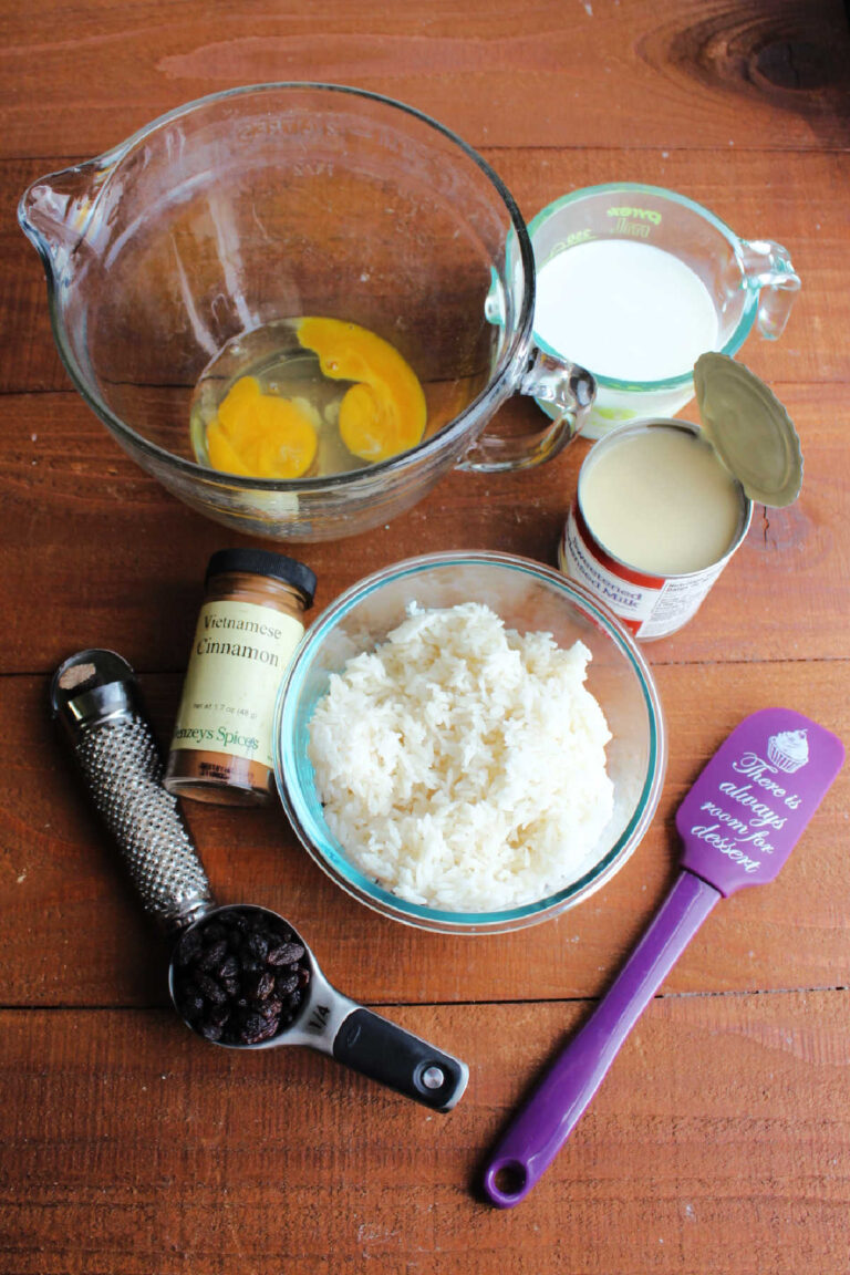 Baked Rice Pudding with Condensed Milk Cooking With Carlee