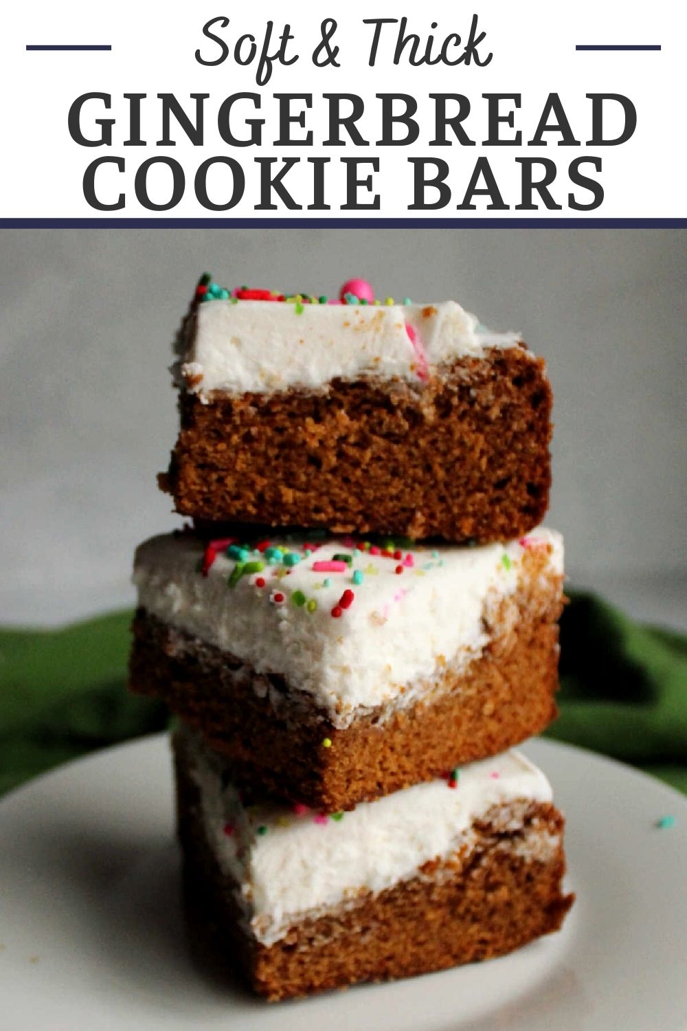 gingerbread cookie bars